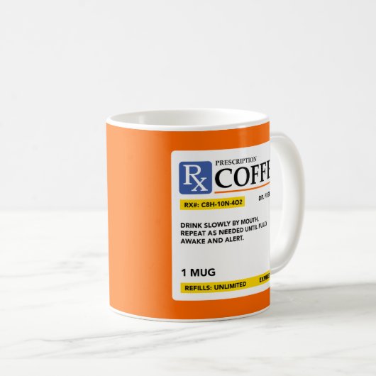 Voorschrift Koffie Koffiemok (Voorkant rechts)