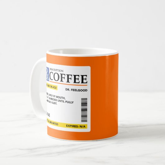 Voorschrift Koffie Koffiemok (Voorkant links)