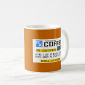 Voorschrift Koffie Koffiemok (Voorkant rechts)