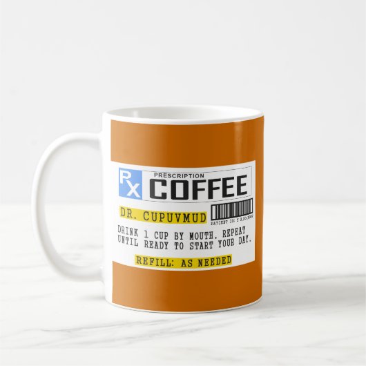 Voorschrift Koffie Koffiemok (Links)