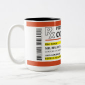 Voorschrift Koffie Tweekleurige Koffiemok (Links)