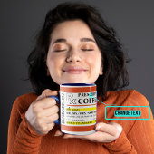 Voorschrift Koffie Tweekleurige Koffiemok