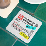 Voorschrift Margarita Funny Warning Label Kartonnen Onderzetters<br><div class="desc">Dit ontwerp kan op het gebied worden gepersonaliseerd dat door de foto en/of tekst te veranderen wordt verstrekt. Of het kan worden aangepast door te klikken deze Sjabloon personaliseert en dan de klik te kiezen om verdere optie aan te passen en de kleur van de achtergrond te schrappen of te...</div>