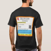 Voorschrift Ontworpen T-shirt (Achterkant)