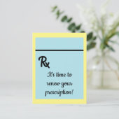 Voorschrift Renewal Pharmaceuticals Briefkaart (Staand voorkant)