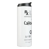 Voorschrift RX Caffeine Tumbler Thermosbeker (Gedraaid links)