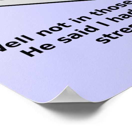 Voorschrift voor het afmaken van het grappige Post Poster (Hoek)