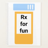 Voorschrift voor vun-overmaatse medicatiefles planner (Voorkant)