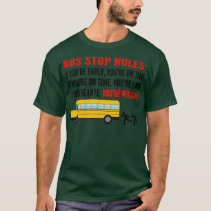Voorschriften voor busbusbusbusstoppen t-shirt