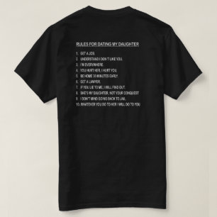 VOORSCHRIFTEN VOOR DE BESTRIJDING VAN MIJN DOCHTER T-SHIRT