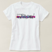 VOORSPELBAAR ONVOORSPELBAAR KLEURRIJK OP LICHT T-SHIRT (Design voorkant)