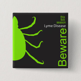 Voorspeld Vierkante Button 5,1 Cm