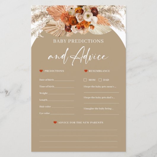 Voorspelling en advies van de pampasgras van Terra (Voorkant)