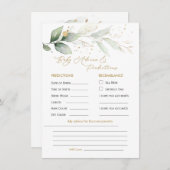 Voorspelling en advies van groene en goudhoudende  (Voorkant / Achterkant)