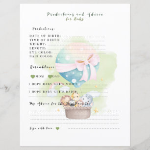 Voorspelling en advies voor Baby in Sage Green