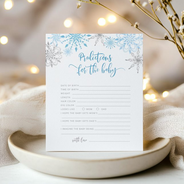 Voorspelling van blauwe zilversneeuwvlokken voor b (Creator heeft geüpload)