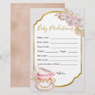 Voorspelling van de Baby van het Baby shower van d