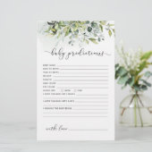 Voorspelling van het baby shower van Eucalyptus vo (Staand voorkant)