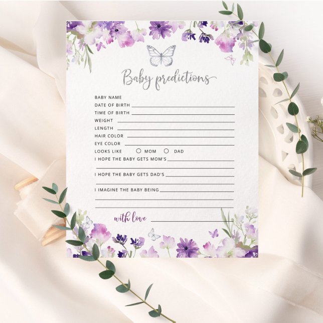 Voorspelling van kleine vlinderschierilanden paars (Creator heeft geüpload)