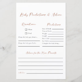 Voorspellingen & Advies Minimalistische Boho Baby 