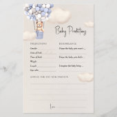 Voorspellingen Baby shower Game Advies Beer Ballon (Voorkant)