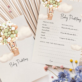 Voorspellingen Baby shower Game Advies Beer Ballon