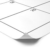 Voorspellingen Baby shower Nautical Anchor Raad Da Poster (Hoek)