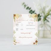 Voorspellingen en advies, Baby shower Woodland (Staand voorkant)