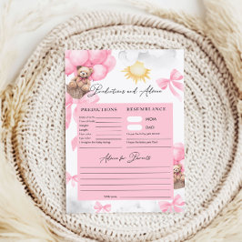 Voorspellingen en advies Beer Baby shower Games