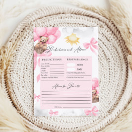 Voorspellingen en advies Beer Baby shower Games