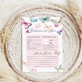Voorspellingen en advies Butterfly Baby shower Gam