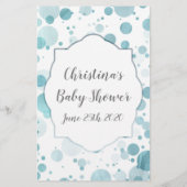 Voorspellingen en advies voor blauw douchespel voo (Achterkant)