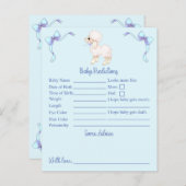 Voorspellingen en advies voor Blue Lamb Baby Showe (Voorkant / Achterkant)