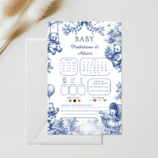 Voorspellingen en advies voor Blue Toile-baby