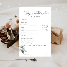 Voorspellingen en advies voor een winter-babyfeest