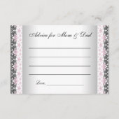 Voorspellingen en advies voor het Baby shower Oude (Achterkant)