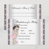 Voorspellingen en advies voor ouderlijk Baby showe (Voorkant / Achterkant)