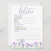 Voorspellingen en advies Wildflower Afdrukbare Kaa Kaart (Voorkant)