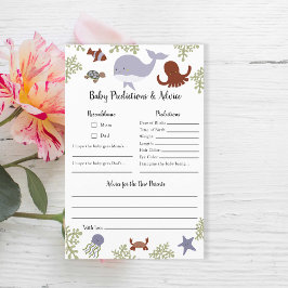 Voorspellingen en adviezen krachtens het Baby show