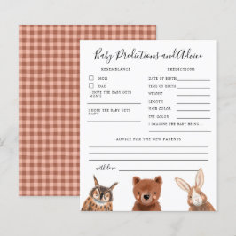 Voorspellingen en adviezen voor Baby van bossen