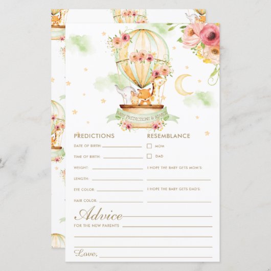 Voorspellingen en adviezen voor Baby van warme luc (Voorkant / Achterkant)