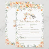 Voorspellingen en adviezen voor Baby van Woodland  (Voorkant / Achterkant)