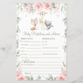 Voorspellingen en adviezen voor Baby van Woodland  (Voorkant)