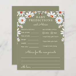 Voorspellingen en adviezen voor de Baby