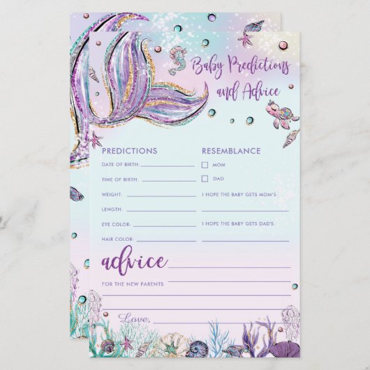 Voorspellingen en werkzaamheden voor het douchen v (Voorkant / Achterkant)