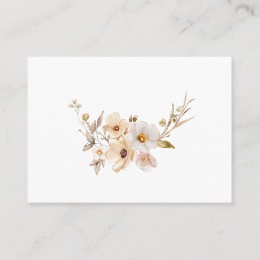 Voorspellingen Pumpkin Baby shower Game Informatiekaartje (Achterkant)