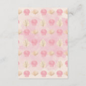 Voorspellingen voor baby Girl Informatiekaartje (Achterkant)