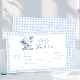 Voorspellingen voor Blauwe Olifant Pindaboog Baby Briefpapier