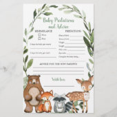 Voorspellingsadvies voor bosvrienden baby (Voorkant)