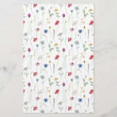 Voorspellingsspel voor wilde bloemen flyer (Achterkant)